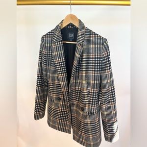 gap, size 6 blazer, tweed